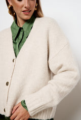 MONIQUE V- NECK LOOSE CARDIGAN