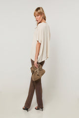 BEIGE OVERSIZED T-SHIRT