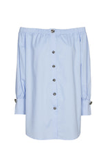 OFF-SHOULDER COTTON TUNIC