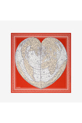 MAPPEMONDE RED 100 SQUARE