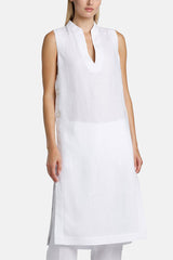 BERTUCI WHITE LINEN TUNIC
