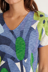 ALBIZIA-NEW PRINTED LINEN SWEATER