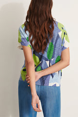 ALBIZIA-NEW PRINTED LINEN SWEATER