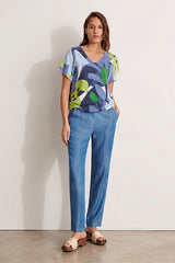 ALBIZIA-NEW PRINTED LINEN SWEATER