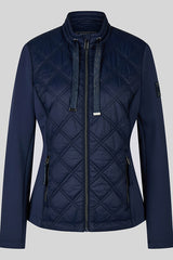 STAND-UP COLLAR QUILTED JACKET