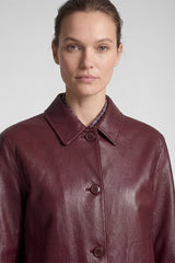 LEATHER LOOK SHORT JACKET