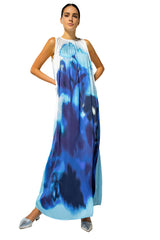 FLORAL PRINT LOOSE MAXI DRESS