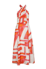 COLORFUL PRINTED SUMMER DRESS