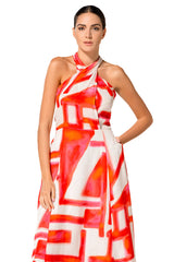 COLORFUL PRINTED SUMMER DRESS