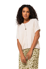 NATURAL FINE KNIT LOOSE CARDIGAN