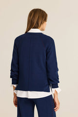 BLUE CONTRAST TRIM JUMPER