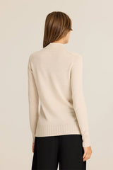 FUNNEL NECK KNITTED SWEATER