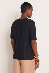 ABYSSE SHORT-SLEEVED KNITTED SWEATER