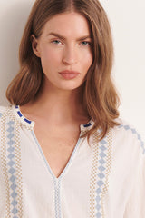 CRONOS EMBROIDERED BLOUSE