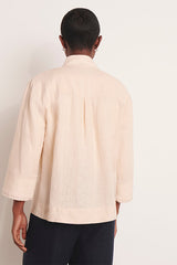 CRISSA BEIGE BOXY BLOUSE