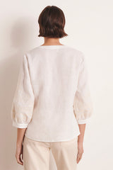 CHORA EMBROIDERED BLOUSE