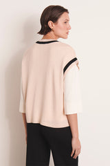 GRECE13-BIS OVERSIZED IRIDESCENT KNIT CARDIGAN