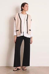 GRECE13-BIS OVERSIZED IRIDESCENT KNIT CARDIGAN