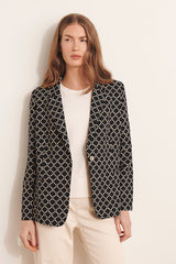 BORSALINO PRINTED BLAZER JACKET