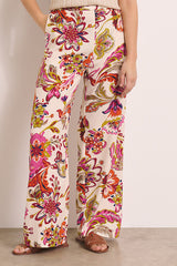 PALABRA PRINT WIDE-LEG TROUSERS