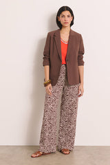 PACHANGA ABSTRACT PRINT WIDE?LEG TROUSERS