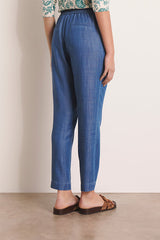 PRUNELLE ELASTICATED BACK TROUSERS