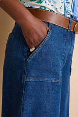 PATRIOTE BLUE CULOTTE 7/8 JEANS