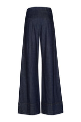 HIGH WAIST WIDE FLARED LEG JEANS