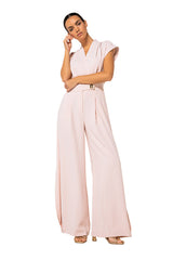 PLEAT DETAIL CACHE COEUR JUMPSUIT