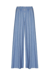 LIGHT BLUE PALAZZO JEANS