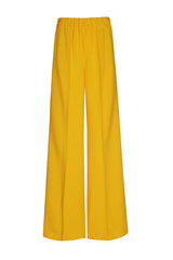 SAFFRON CREASED PALAZZO TROUSERS