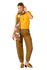 CASHEW SHINY CARGO TROUSERS