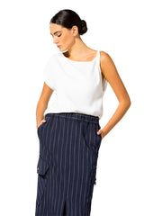 ASYMMETRIC DESIGN STRAIGHT TOP