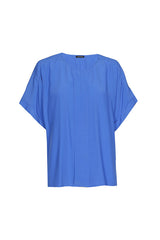 BLUE SHORT STRAIGHT TOP