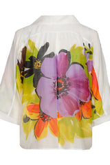 LIGHTWEIGHT SILK BLEND BLOUSE