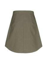 A-LINE COTTON SKIRT