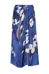 WATERCOLOUR PRINT ELEGANT SKIRT