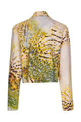 SAFARI PRINT DENIM JACKET
