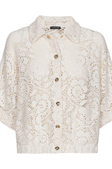 LACE BLOUSE VEST