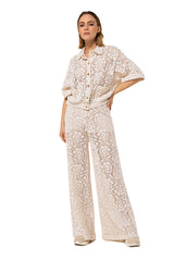 LACE BLOUSE VEST
