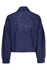INDIGO BOLERO LACE JACKET