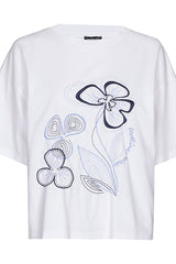 EMBROIDERY COTTON T SHIRT
