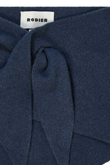 BLUE WOOL NECK WARMER
