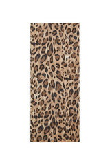 BROWN LEOPARD SCARF
