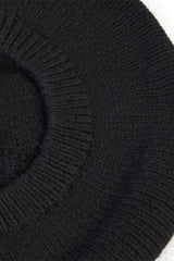 BLACK WOOL BERET