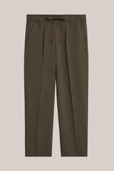 KHAKI JOGGING MILANO TROUSERS