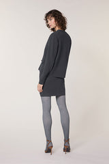 GREY SHORT MILANO KNIT JACKET