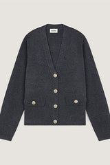 GREY SHORT MILANO KNIT JACKET