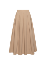 KYLIE DESERT TAN COTTON UNI SKIRT