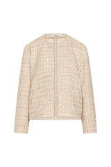 GIA BEIGE UNI BOUCLÉ JACKET